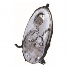 Nissan Micra 2003-2007 Chrome Inner Halogen Head Lamp Unit Driver Side